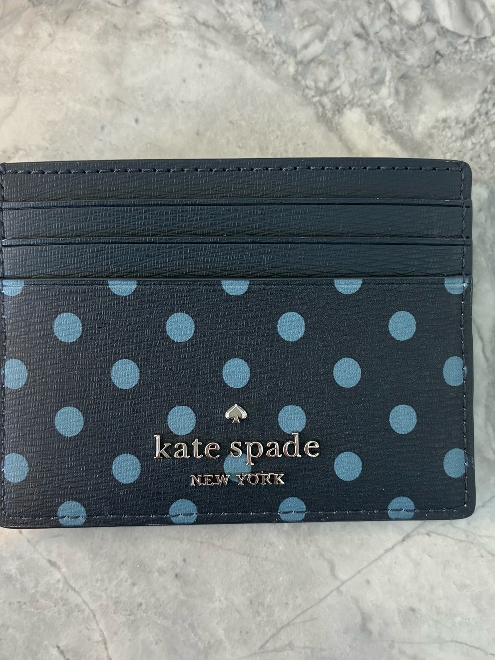 kate spade Navy Card Holder, Disney Alice in Wonderland, like New!
